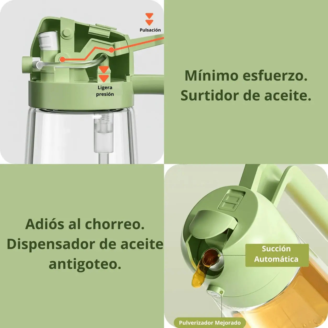 SprayChef - Menos aceite, mas sano, mejor resultado