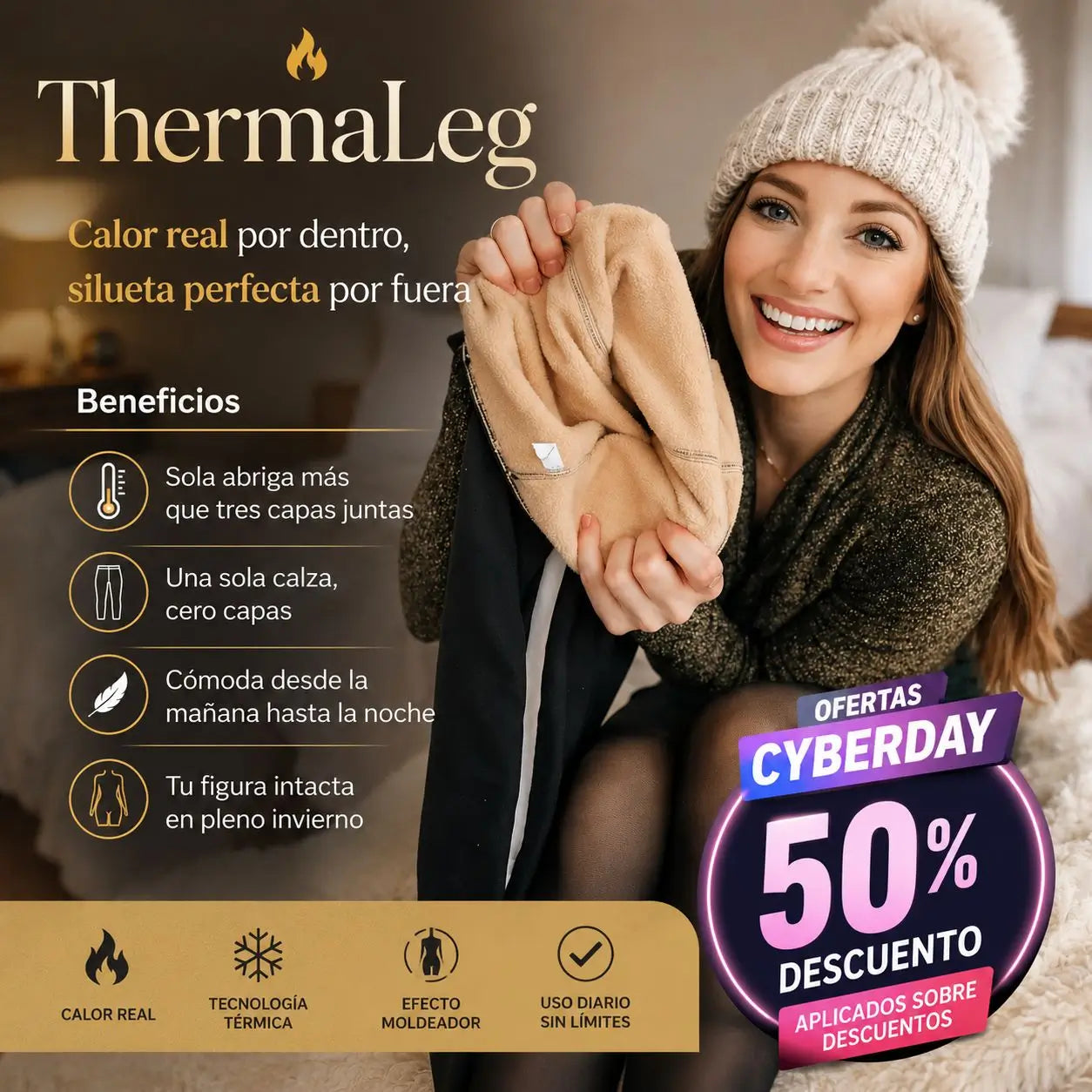 ThermaLeg - Calor real por dentro, silueta perfecta por fuera