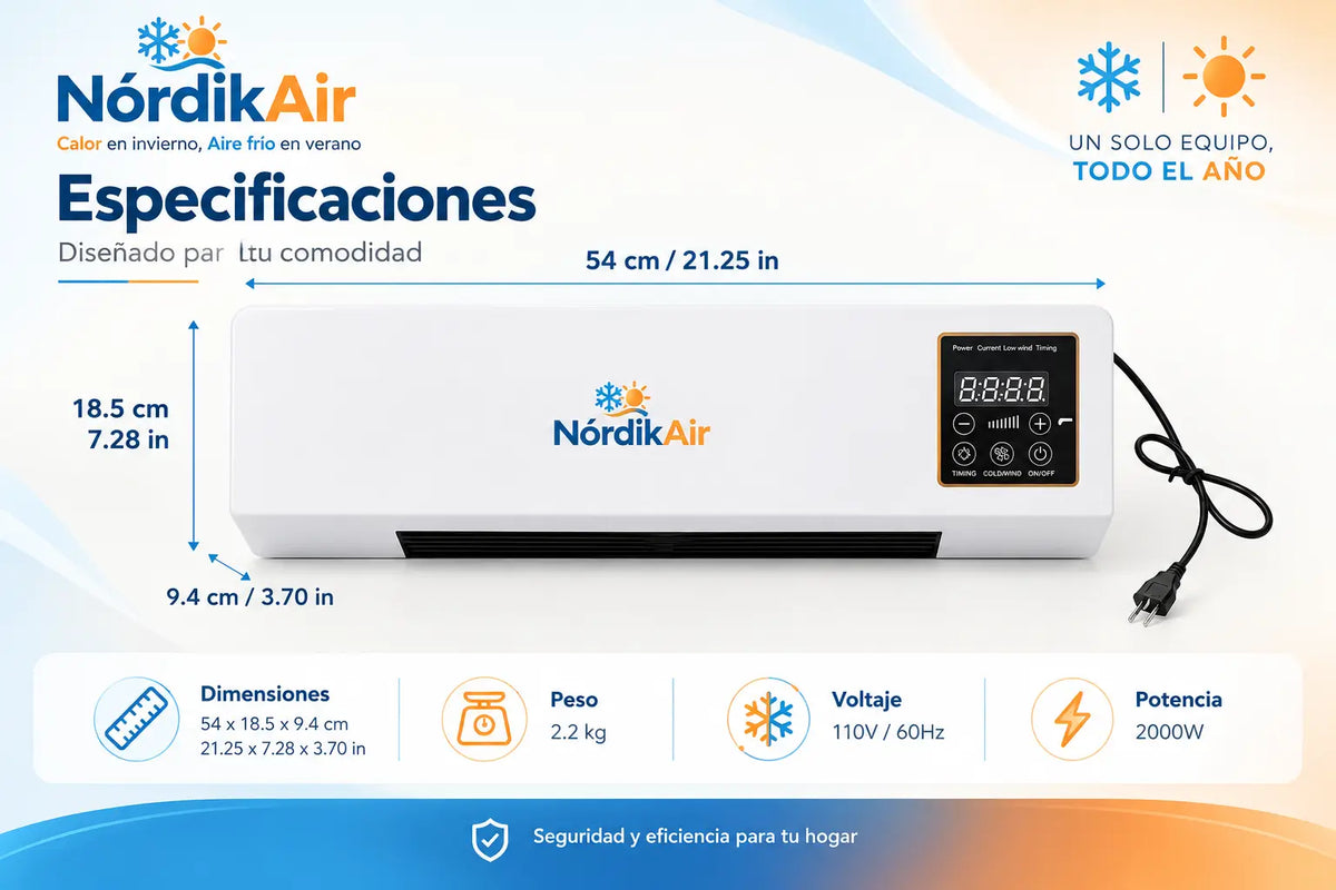 NórdikAir - Calor en invierno, Aire frío en verano