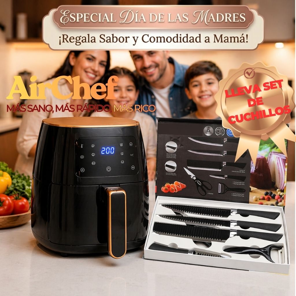 AirChef® 6L- Más sano, más rápido, más rico