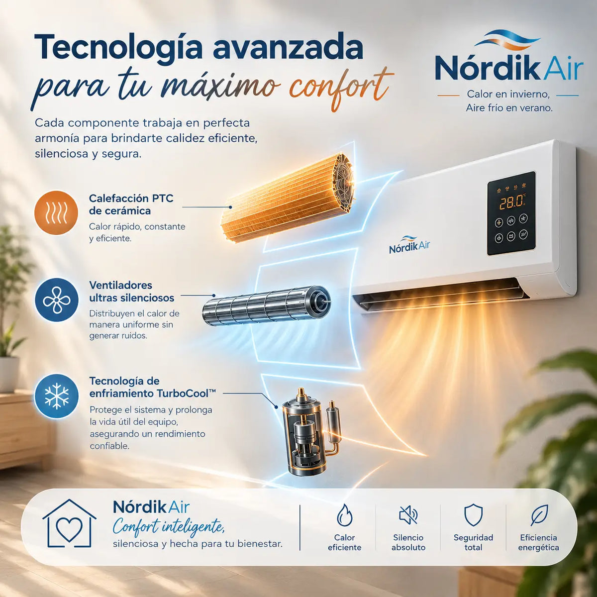 NórdikAir - Calor en invierno, Aire frío en verano