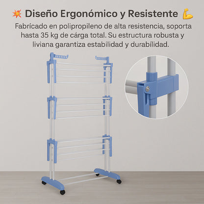 TENDEDERO ORGANIZADOR DE ROPA