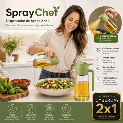 SprayChef - Menos aceite, mas sano, mejor resultado