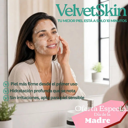 VelvetSkin® - Piel más tersa, fresca y radiante desde la primera vez