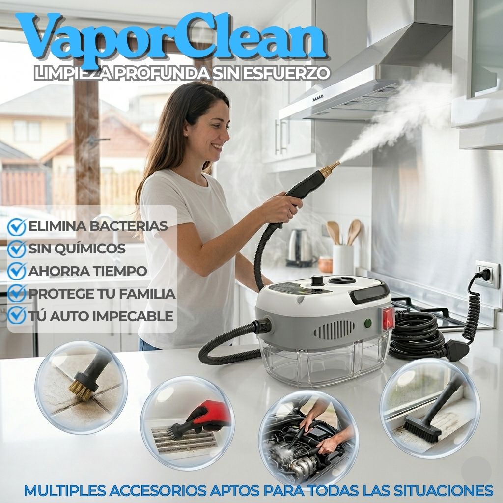 VaporClean® - Limpia grasa y suciedad en segundos