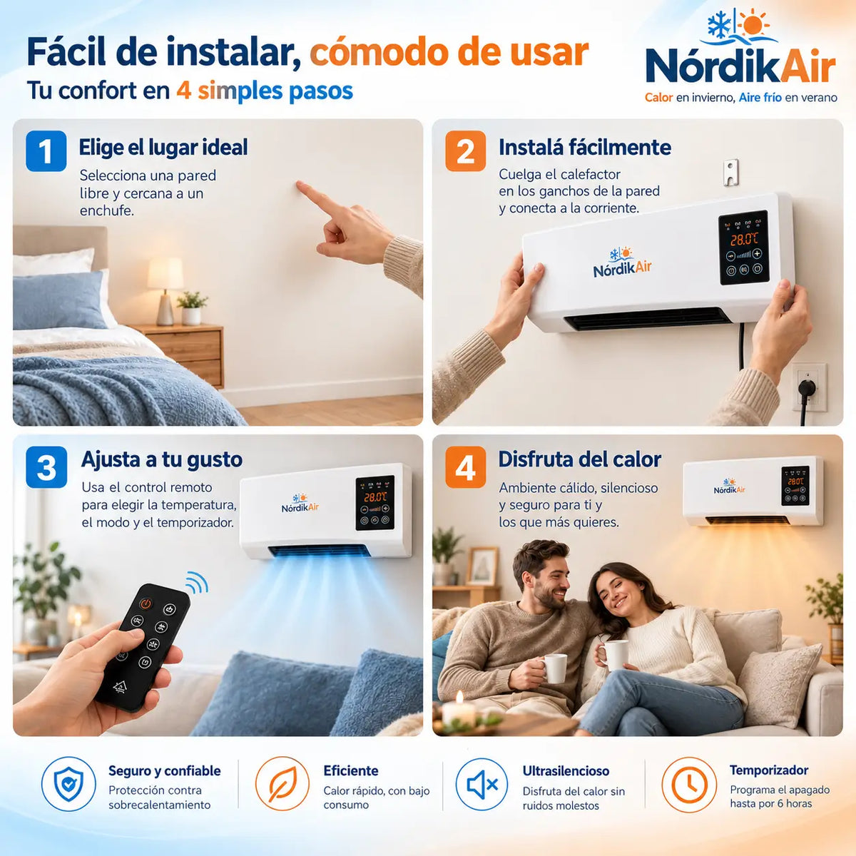 NórdikAir - Calor en invierno, Aire frío en verano