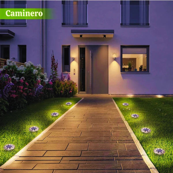 Jardilux - Tu patio brilla de noche sin pagar más - Pack Estacas Solares Jardineros