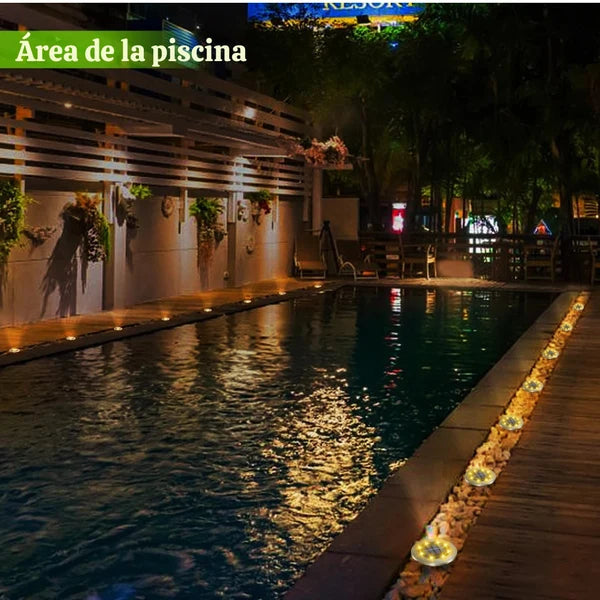 Jardilux - Tu patio brilla de noche sin pagar más - Pack Estacas Solares Jardineros