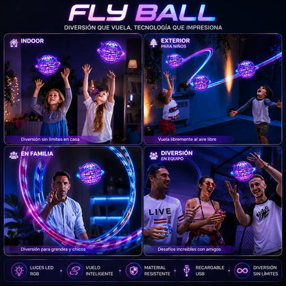 FlyBall - Lánzala y vuelve sola a tus manos Bola interactiva
