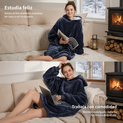 HoodNest®  - Calor de pies a cabeza, sin dejar de moverte