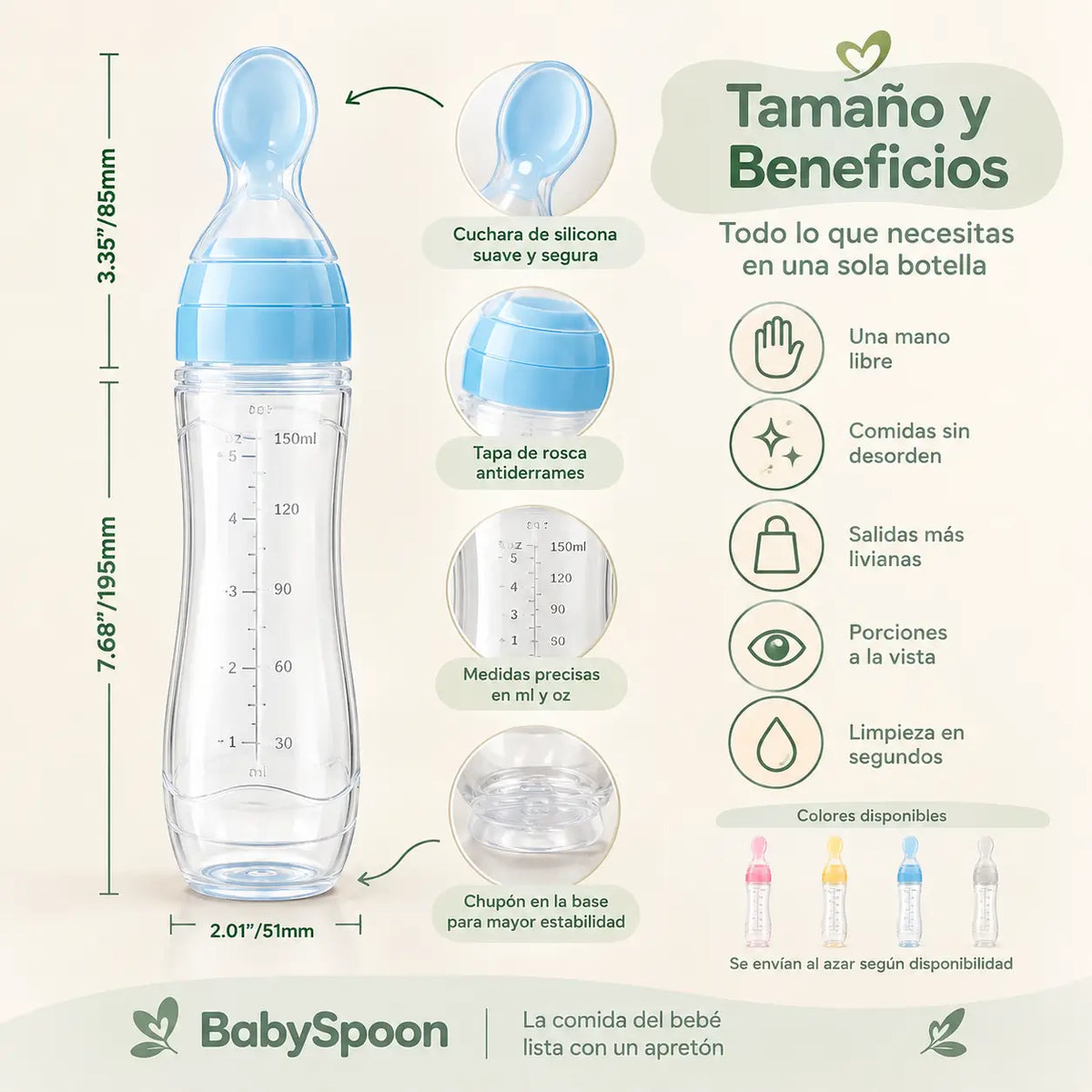 BabySpoon - La comida del bebé lista con un apretón
