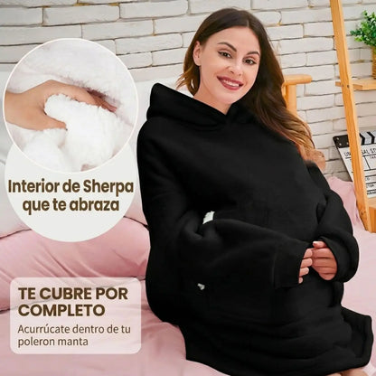 HoodNest®  - Calor de pies a cabeza, sin dejar de moverte