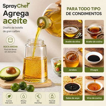 SprayChef - Menos aceite, mas sano, mejor resultado
