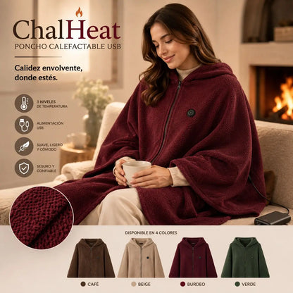 ChalHeat - Tu manta/poncho que calienta en segundos, donde estés