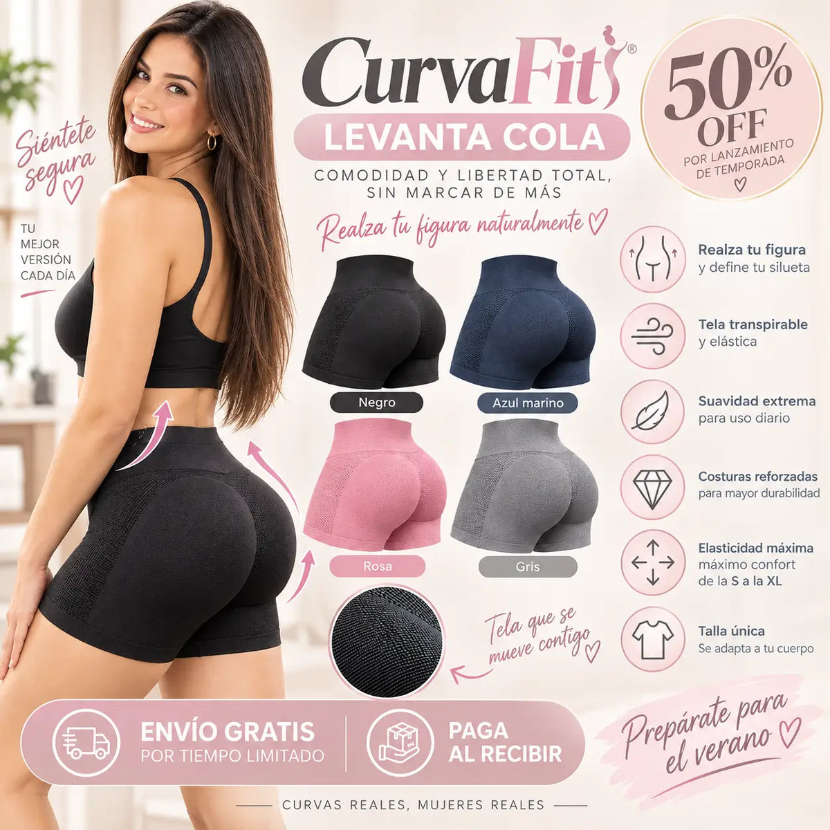 CurvaFit - Comodidad y libertad total, sin marcar de más