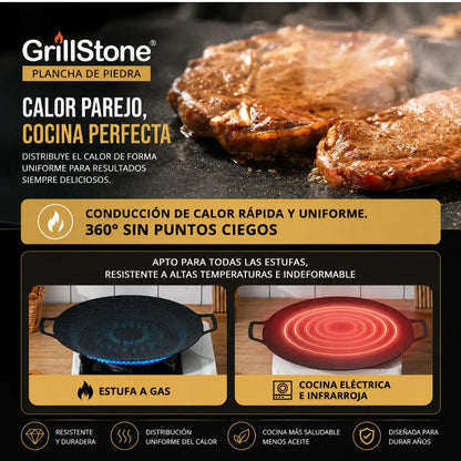 GrillStone - tu parrilla en casa adentro o al aire libre