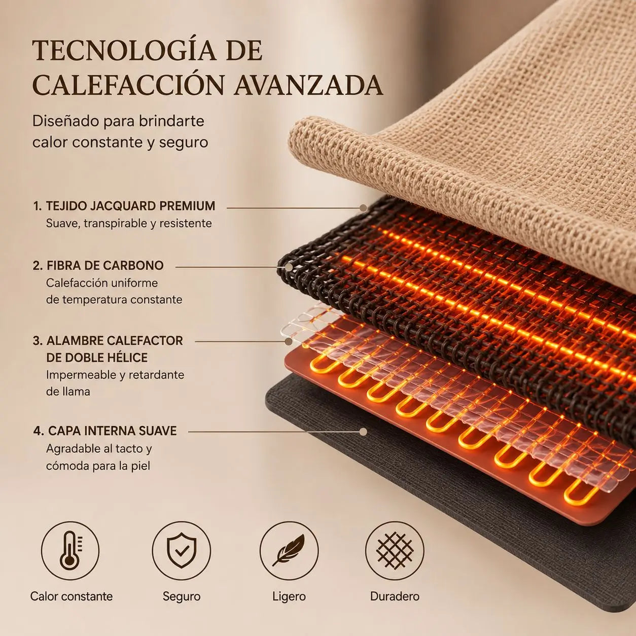 ChalHeat - Tu manta/poncho que calienta en segundos, donde estés