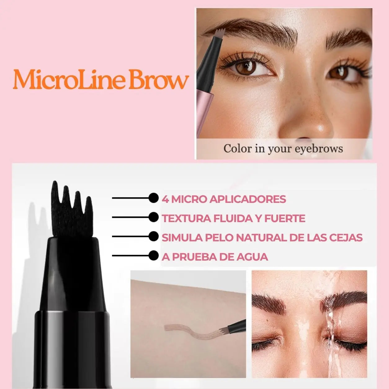 MicroLine Brow®- Cejas naturales sin salón ni dolor en segundos