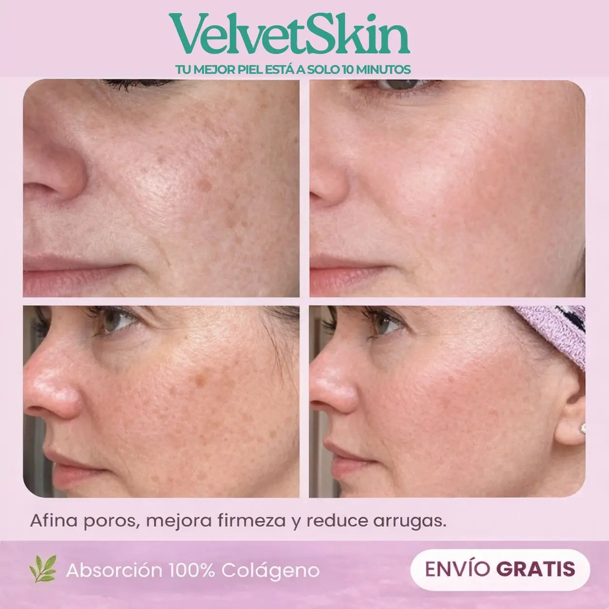 VelvetSkin® - Piel más tersa, fresca y radiante desde la primera vez