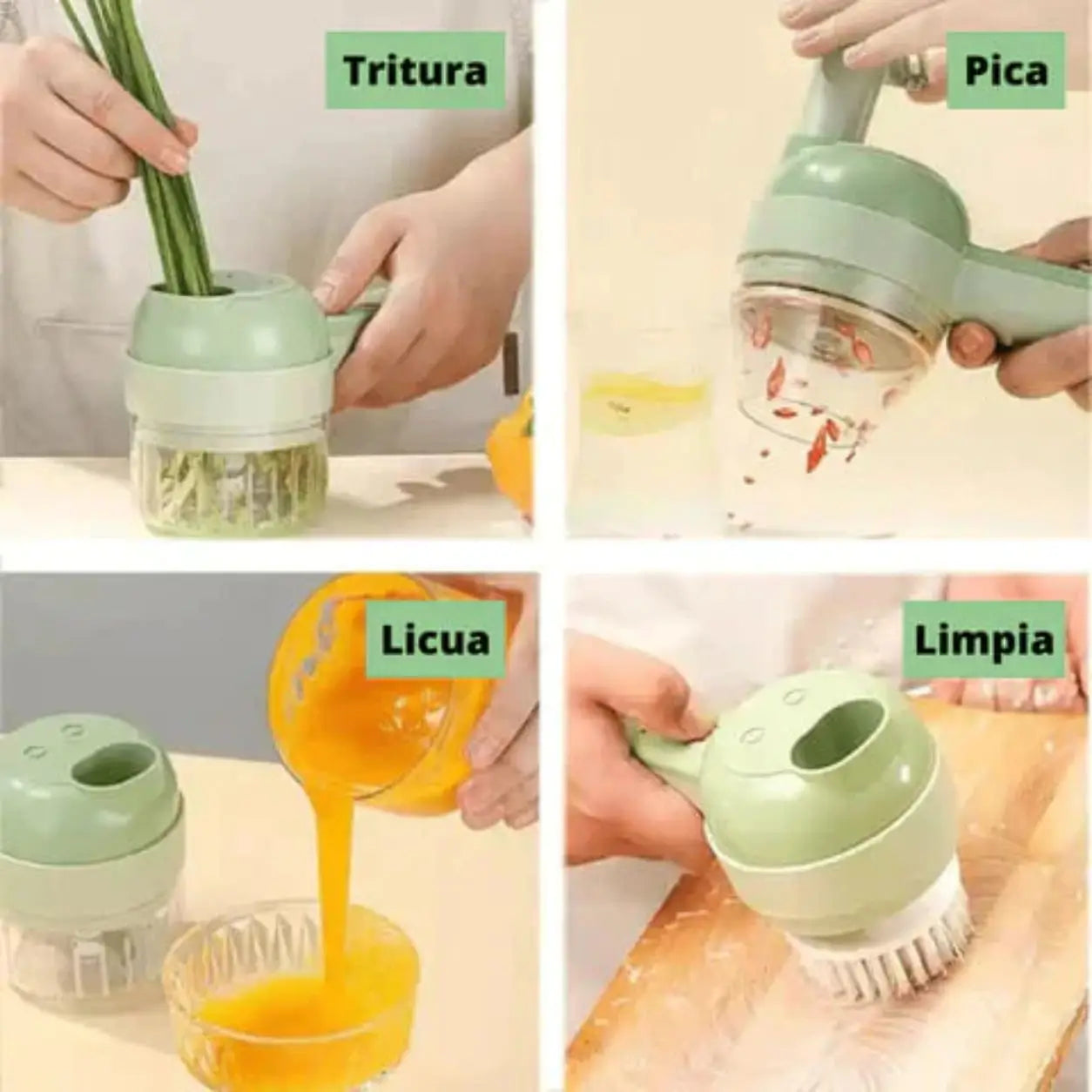 QuikChef® - Pica todo en segundos, sin ensuciar nada