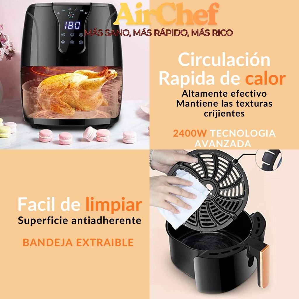 AirChef® 6L- Más sano, más rápido, más rico