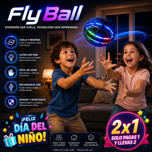 FlyBall - Lánzala y vuelve sola a tus manos Bola interactiva