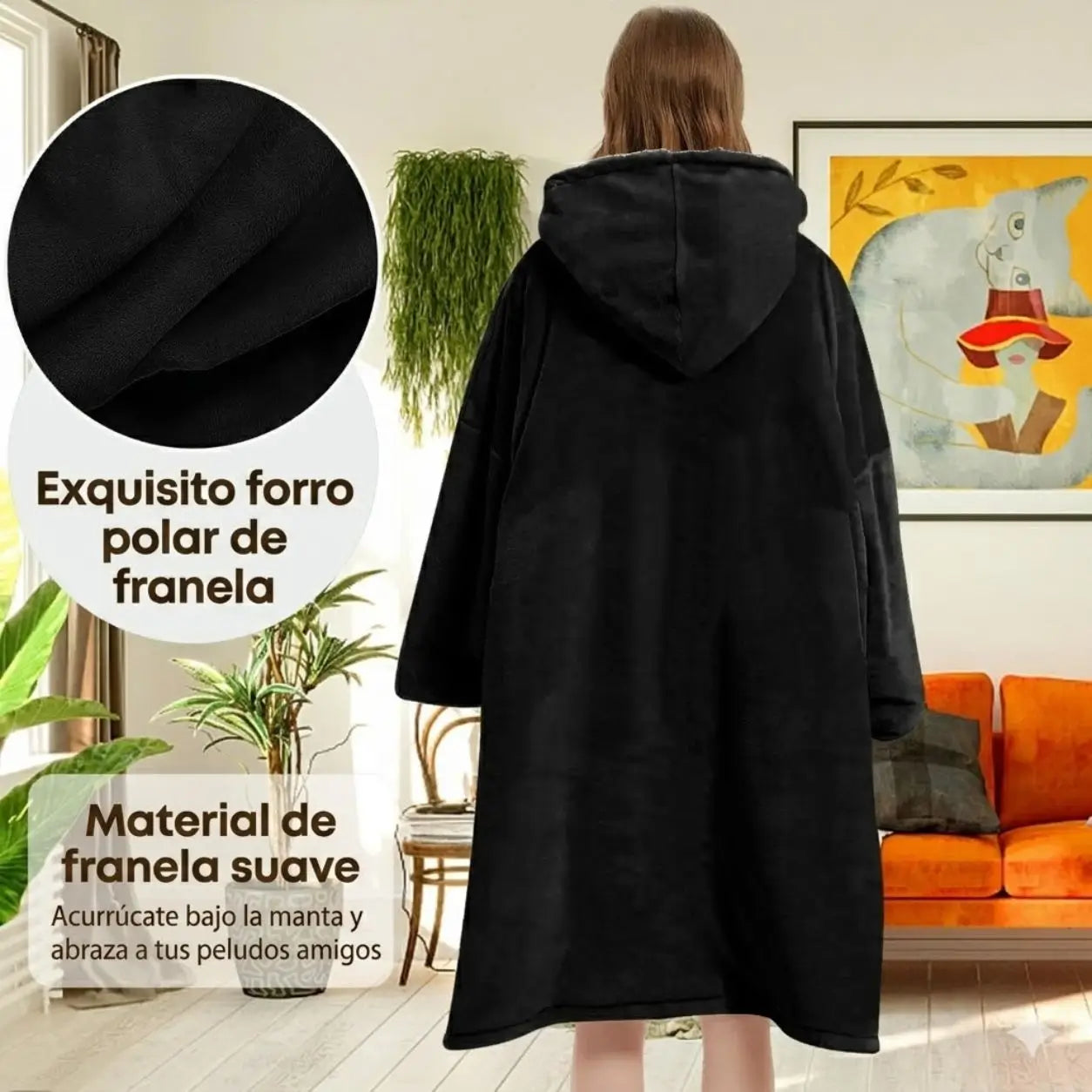 HoodNest®  - Calor de pies a cabeza, sin dejar de moverte