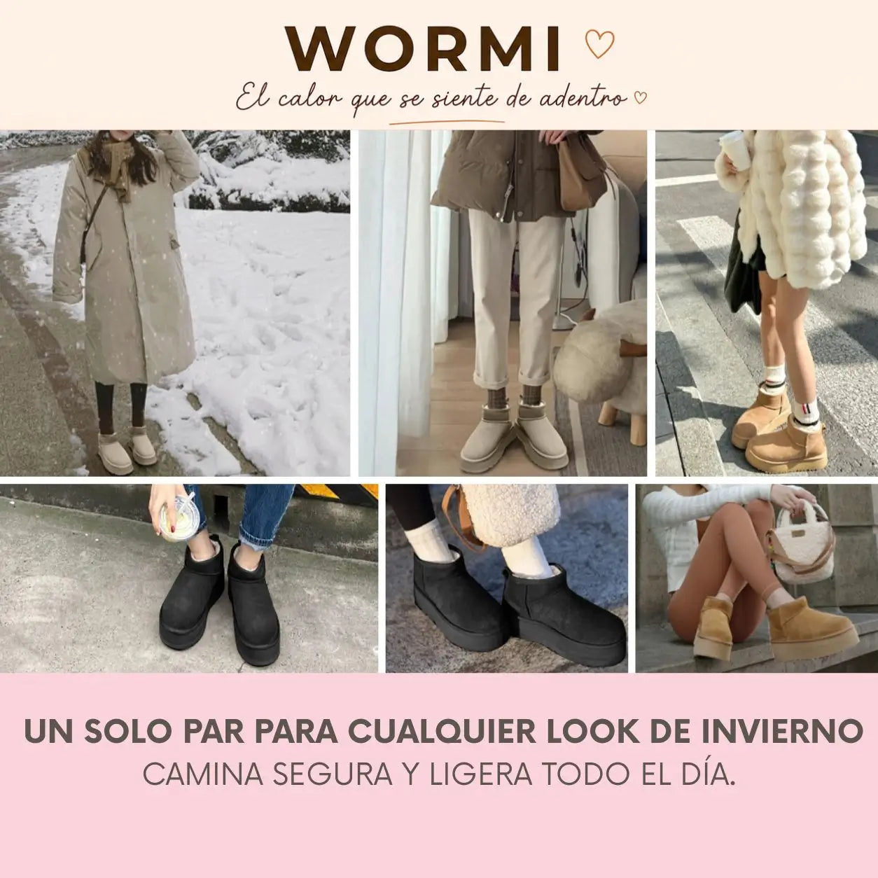 Wormi - Pies calentitos en casa, sin sacártelas para salir