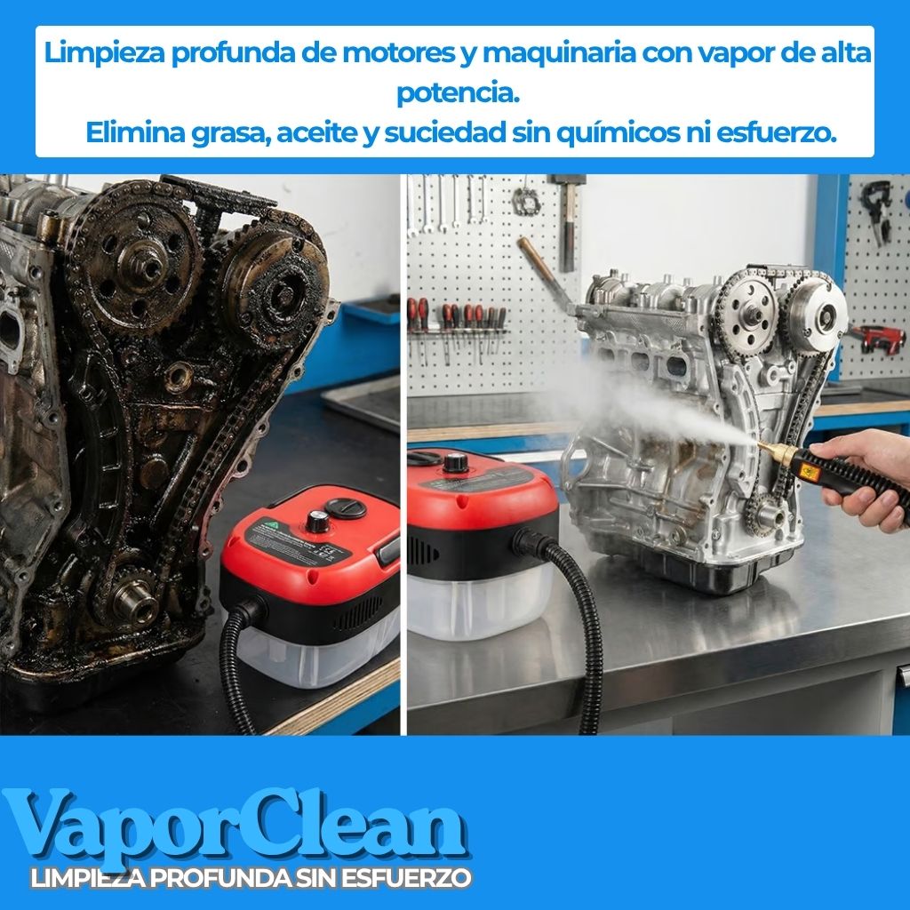VaporClean® - Limpia grasa y suciedad en segundos