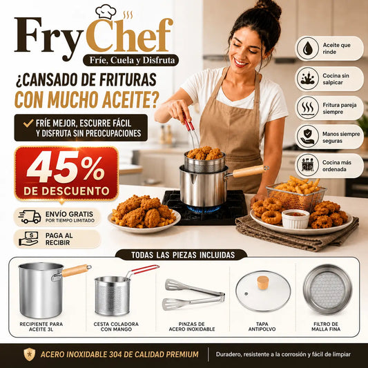 FryChef - Fríe, Cuela y Disfruta