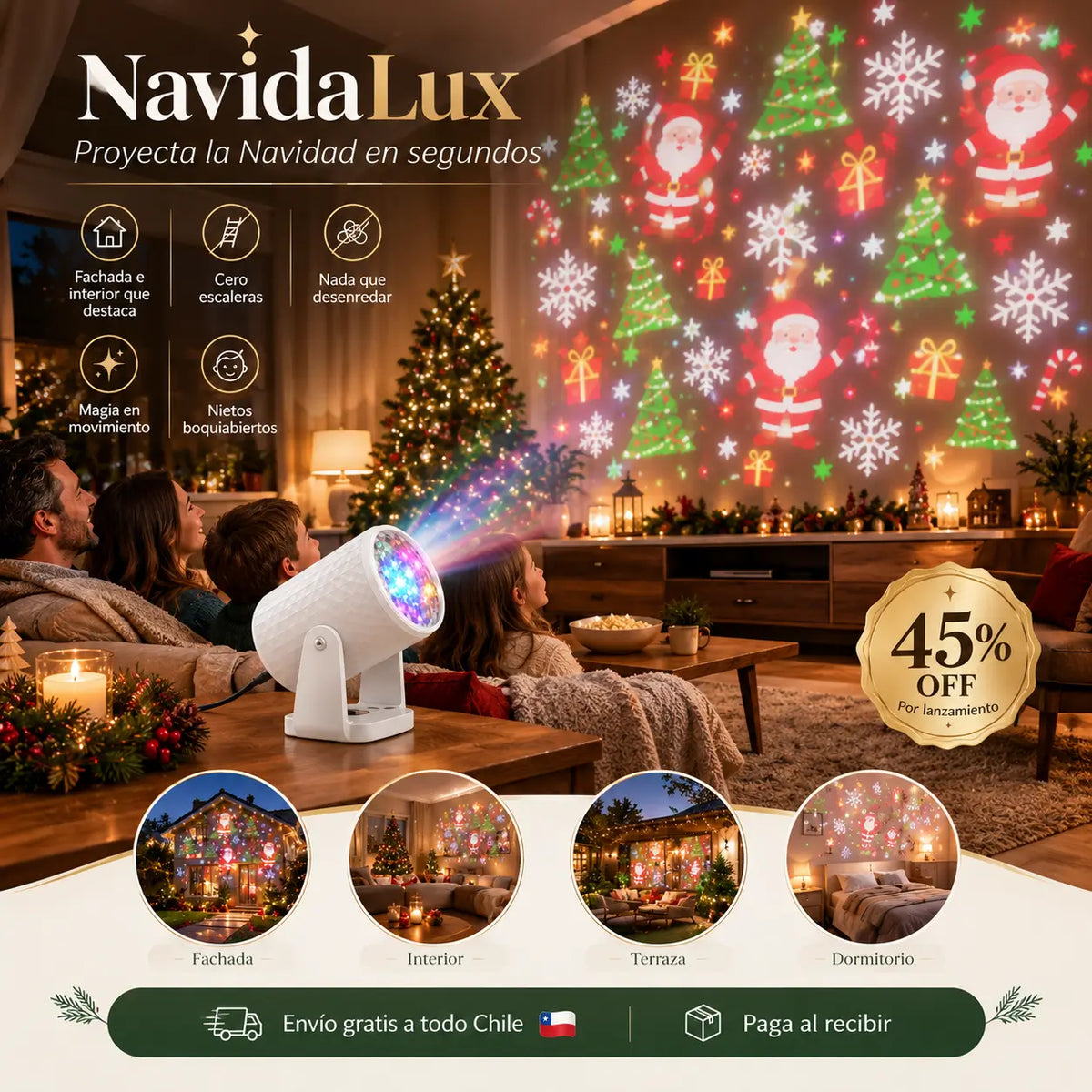 NavidaLux - Proyecta la Navidad en segundos