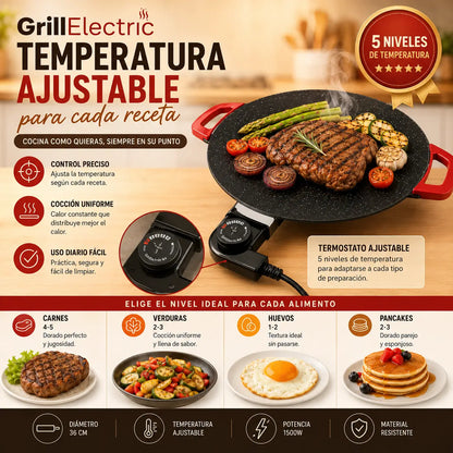 GrillElectric - Asados en casa, cuando quieras - 36cm