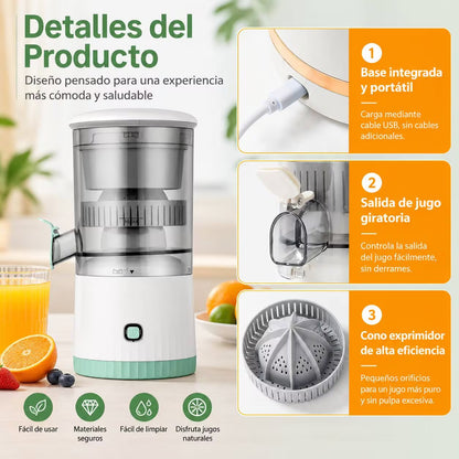 JuiceMax - Jugo fresco donde estés, sin cables.