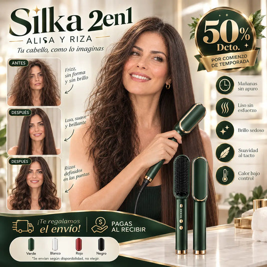 Silka - Lista en 30 segundos, alisa y riza