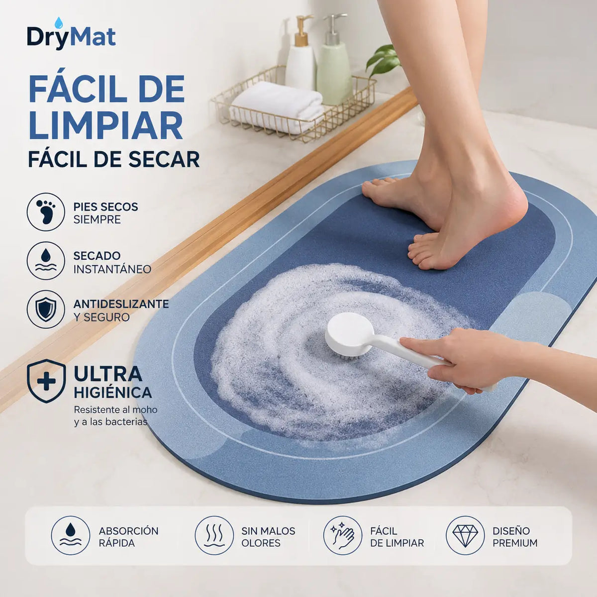 DryMat - Pisos Secos al Instante, Seguridad Garantizada