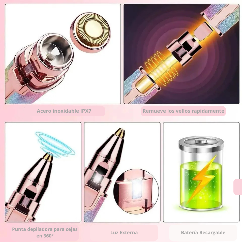 Depiladora Facial Eléctrica Blawless Glam Pro™