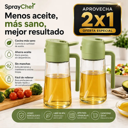 SprayChef - Menos aceite, mas sano, mejor resultado