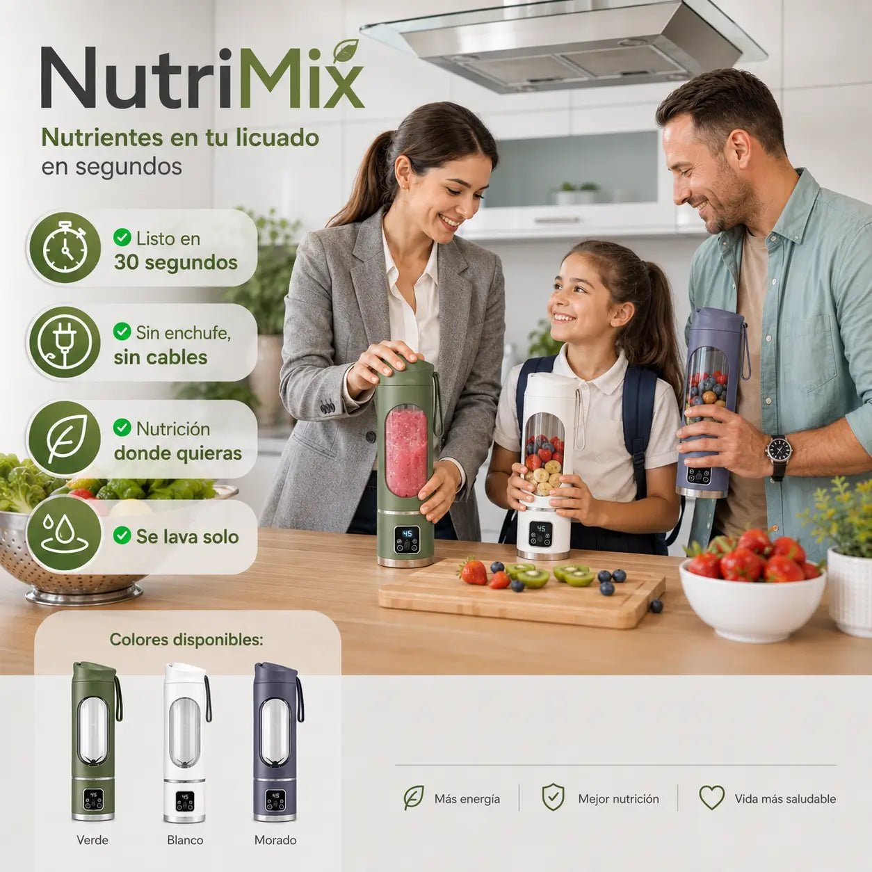 NutriMix – Vitaminas frescas en un solo paso donde sea