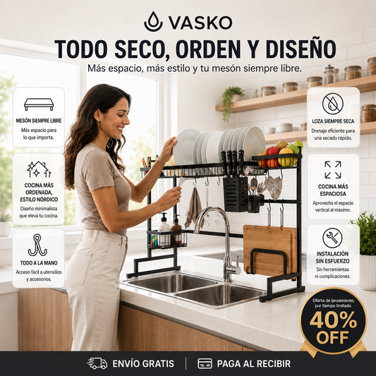 VASKO – Todo seco, orden y diseño