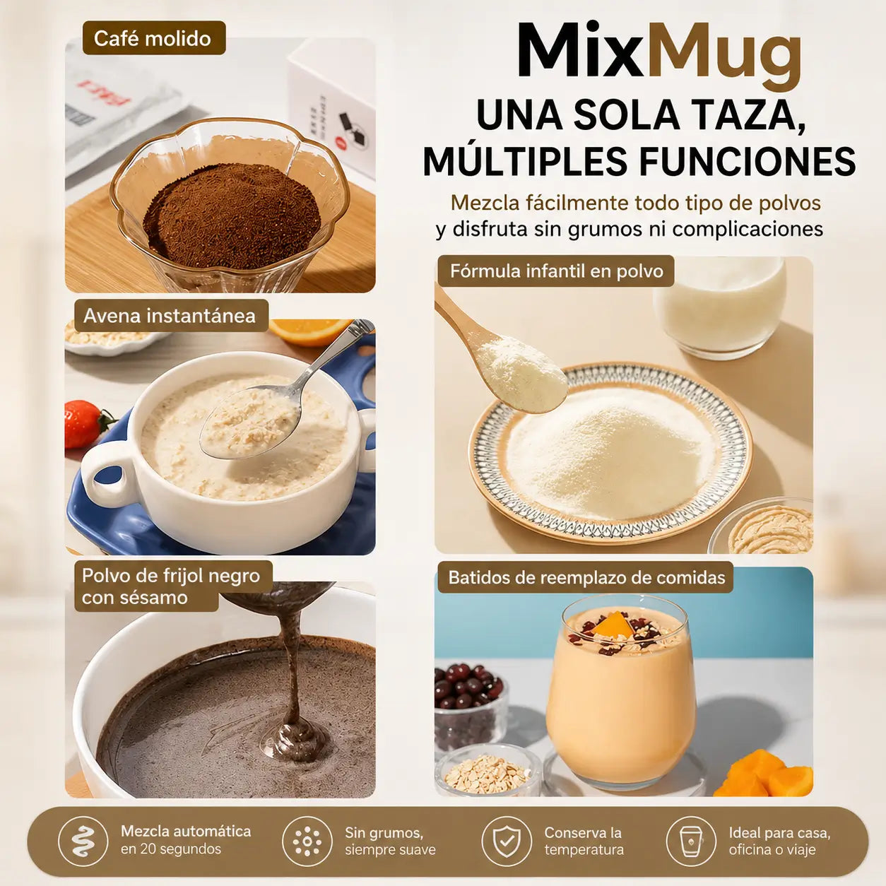 MixMug - mezcla y tempera tu bebida donde estés