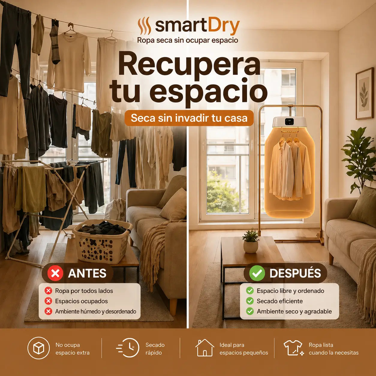 SmartDry - Secadora portátil Plegable - Ultimas Unidades.