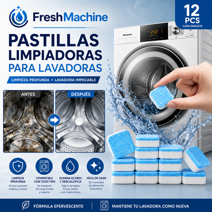 FreshMachine - Tu lavadora, limpia por dentro. Tu ropa, fresca de verdad.