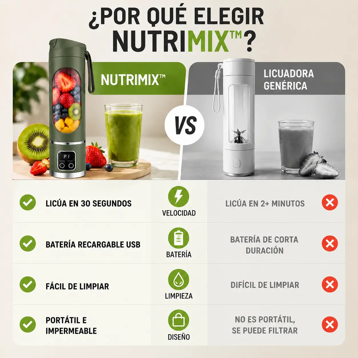 NutriMix – Vitaminas frescas en un solo paso donde sea