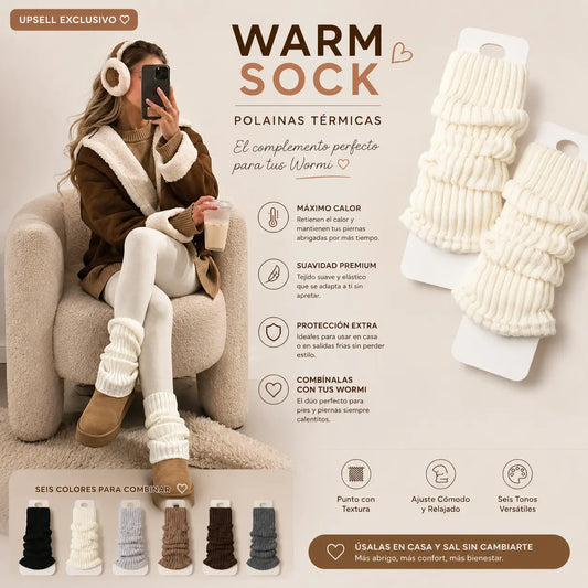 WarmSock - Abrigo y estilo extra desde el tobillo hasta la rodilla