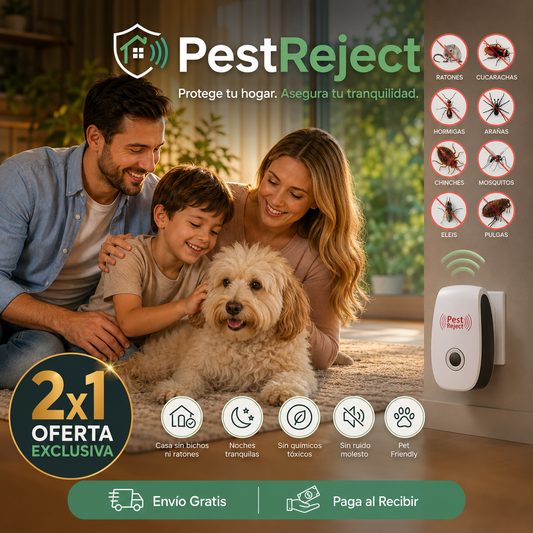 PestReject - Insectos y roedores, lejos de tu hogar - PACK 2X1