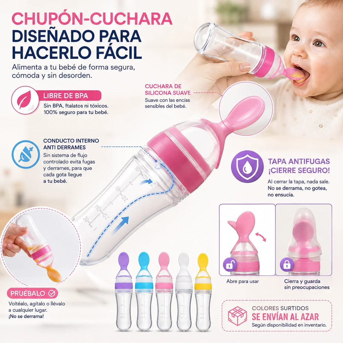 BabySpoon - La comida del bebé lista con un apretón