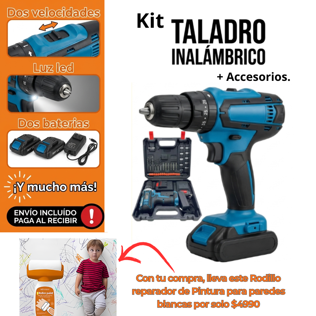 Drill Driver 48V - Taladra, atornilla y no se queda sin batería