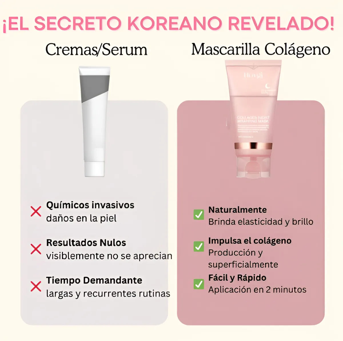 Mascarilla nocturna de colágeno Hoygi (Korea)