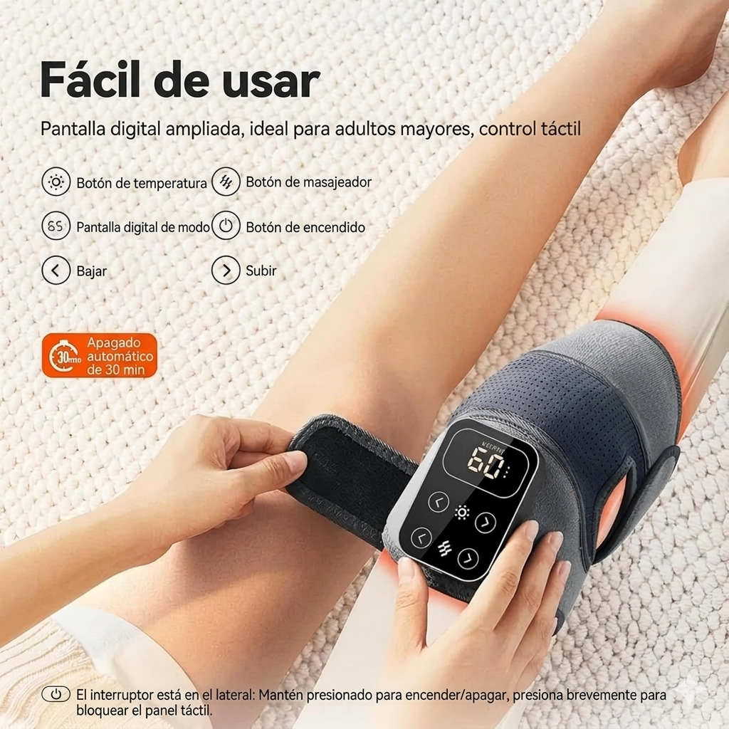 ThermaKnee - Alivio profundo con calor directo en tu rodilla