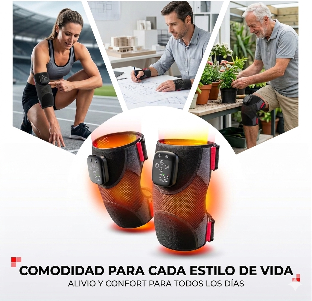 ThermaKnee - Alivio profundo con calor directo en tu rodilla